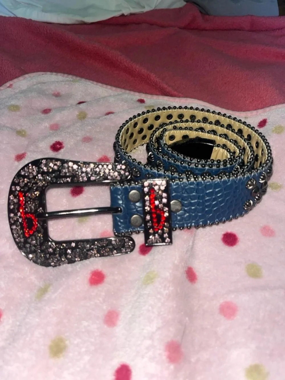BB SIMON Triple 'b' Safa Blue Belt